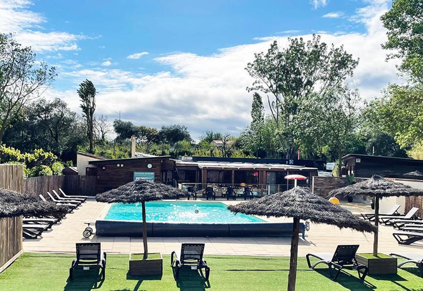 Camping Le Val De Cesse Mirepeisset Bagian luar foto